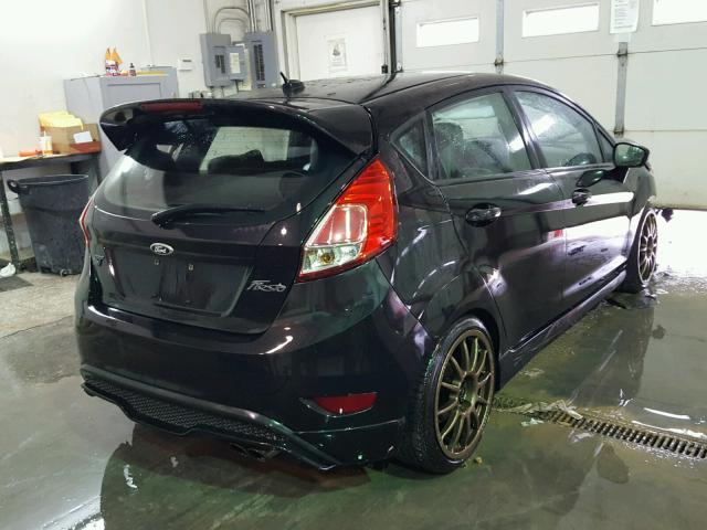 3FADP4GX3EM199563 - 2014 FORD FIESTA ST BLACK photo 4