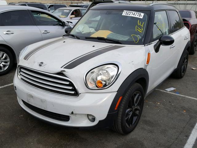 WMWZB3C55EWR39415 - 2014 MINI COOPER COU WHITE photo 2