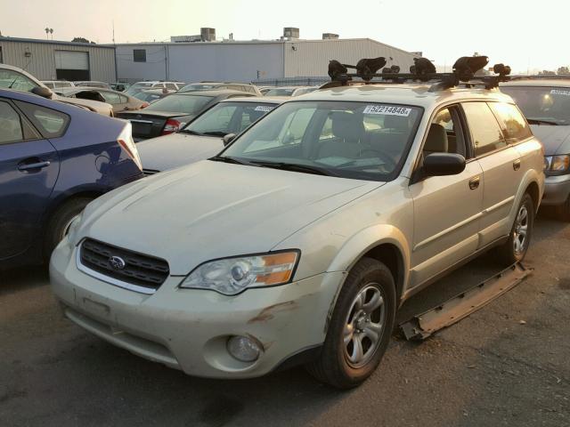 4S4BP61CX77305809 - 2007 SUBARU LEGACY OUT BEIGE photo 2