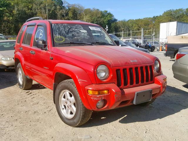 1J4GL58K34W299022 - 2004 JEEP LIBERTY LI RED photo 1