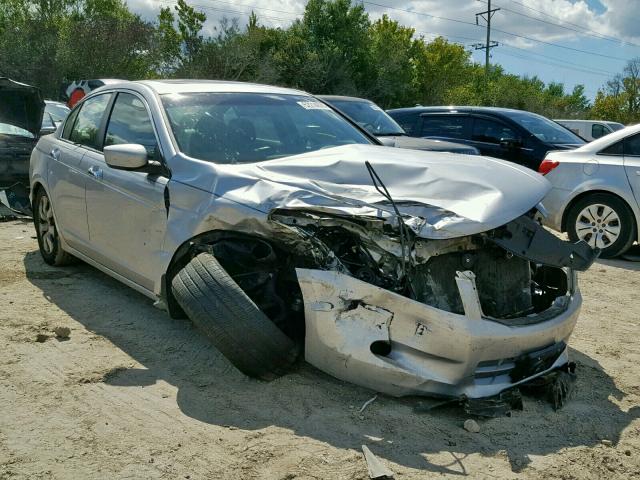 1HGCP36828A080240 - 2008 HONDA ACCORD EXL SILVER photo 1