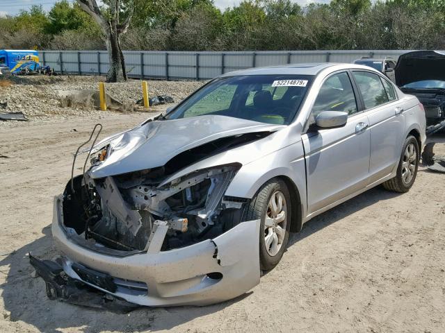 1HGCP36828A080240 - 2008 HONDA ACCORD EXL SILVER photo 2