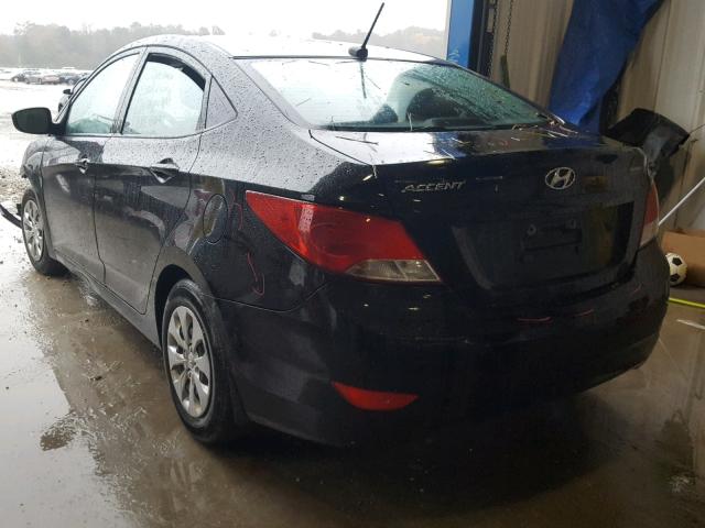 KMHCT4AE4GU136863 - 2016 HYUNDAI ACCENT SE BLACK photo 3