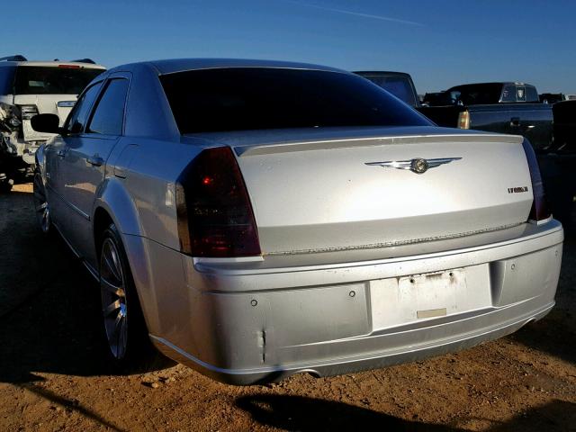 2C3KA73W86H421522 - 2006 CHRYSLER 300C SRT-8 SILVER photo 3