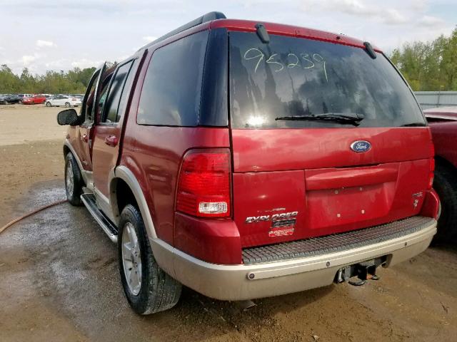 1FMDU74W75UA24739 - 2005 FORD EXPLORER E BURGUNDY photo 3