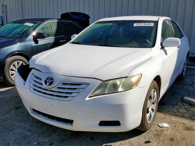 4T1BE46K87U591896 - 2007 TOYOTA CAMRY CE WHITE photo 2