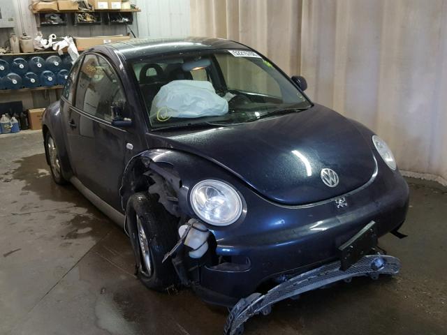 3VWCA21C2YM493328 - 2000 VOLKSWAGEN NEW BEETLE BLUE photo 1