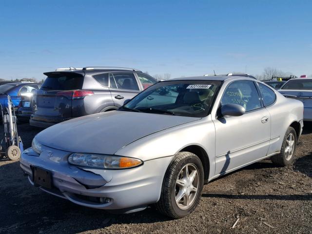 1G3NF12E5XC333323 - 1999 OLDSMOBILE ALERO GLS SILVER photo 2