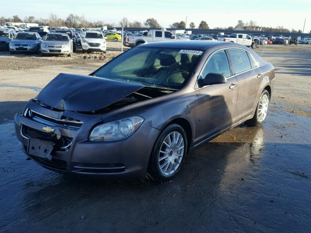 1G1ZC5EB5A4131868 - 2010 CHEVROLET MALIBU 1LT GRAY photo 2