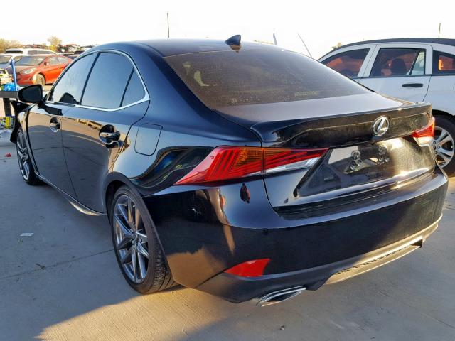 JTHBZ1D2XJ5032229 - 2018 LEXUS IS 350 BLACK photo 3