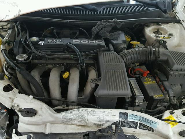 1B3EJ46XXXN587305 - 1999 DODGE STRATUS WHITE photo 7