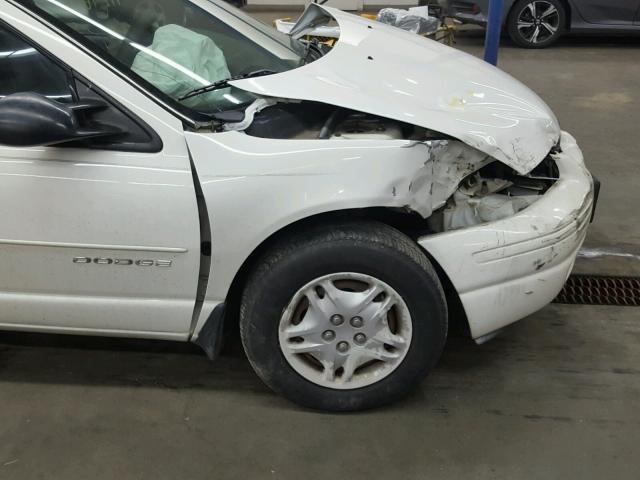 1B3EJ46XXXN587305 - 1999 DODGE STRATUS WHITE photo 9