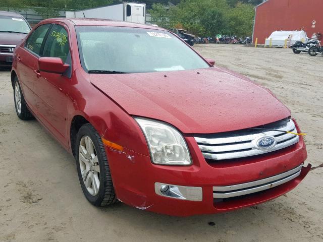 3FAHP08108R207730 - 2008 FORD FUSION SEL RED photo 1