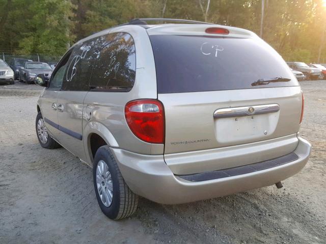 1A4GP45R46B597122 - 2006 CHRYSLER TOWN & COU BEIGE photo 3