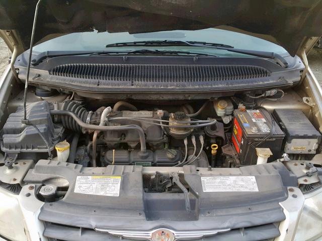 1A4GP45R46B597122 - 2006 CHRYSLER TOWN & COU BEIGE photo 7