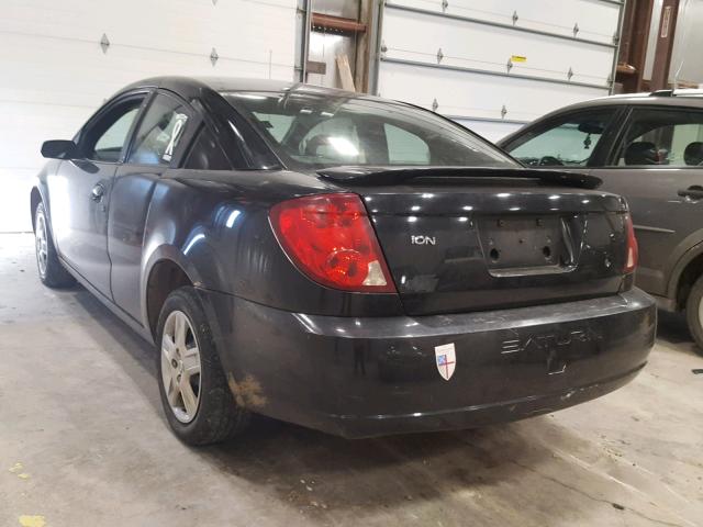 1G8AN15F97Z156448 - 2007 SATURN ION LEVEL BLACK photo 3