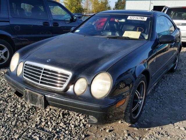 WDBLJ70G2XF081234 - 1999 MERCEDES-BENZ CLK 430 BLACK photo 2