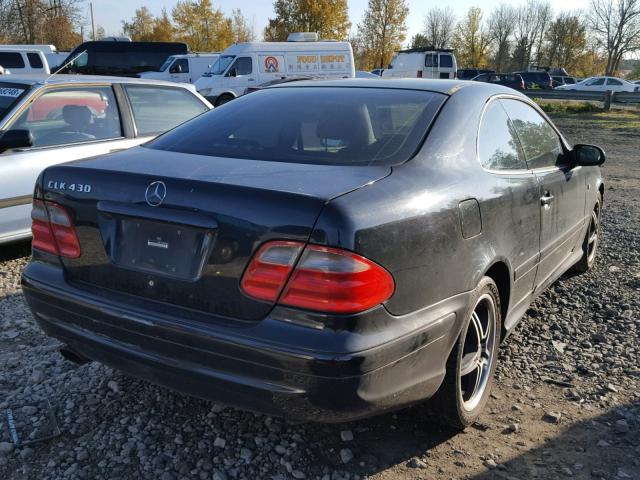 WDBLJ70G2XF081234 - 1999 MERCEDES-BENZ CLK 430 BLACK photo 4