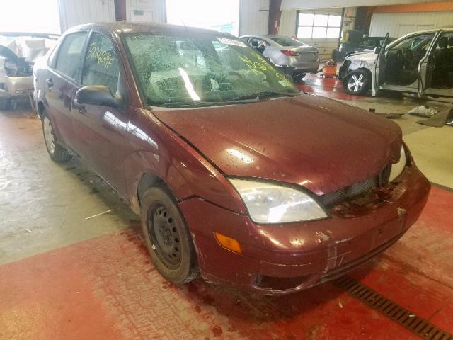 1FAFP34N86W112912 - 2006 FORD FOCUS ZX4 RED photo 1