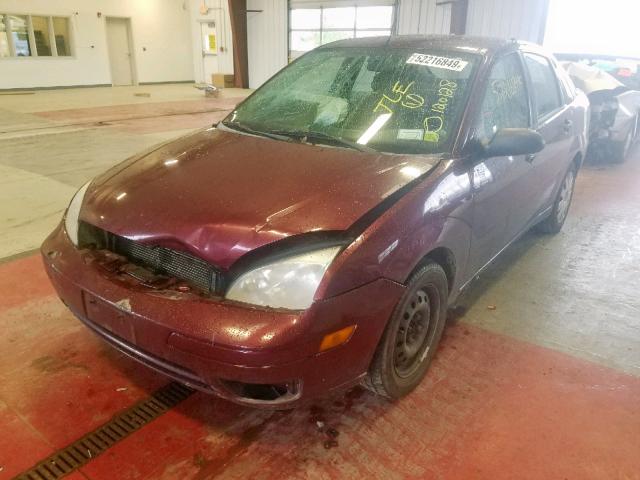 1FAFP34N86W112912 - 2006 FORD FOCUS ZX4 RED photo 2