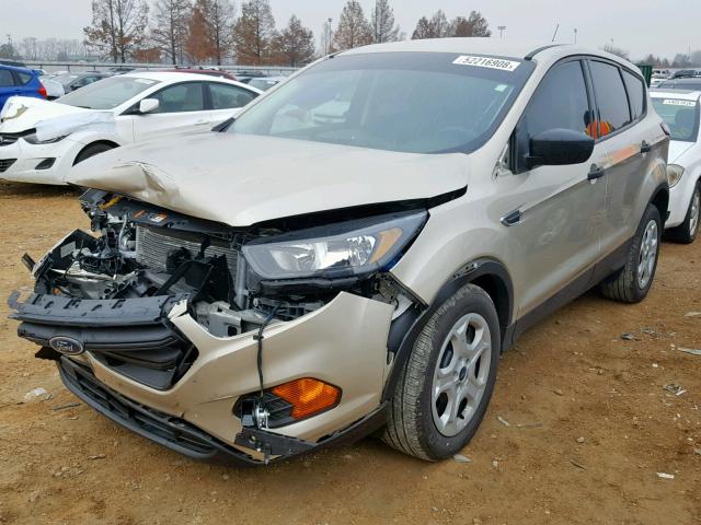 1FMCU0F72JUC34796 - 2018 FORD ESCAPE S GOLD photo 2