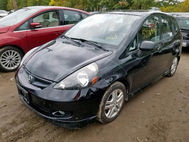 JHMGD38677S041915 - 2007 HONDA FIT S 黑色 照片 2
