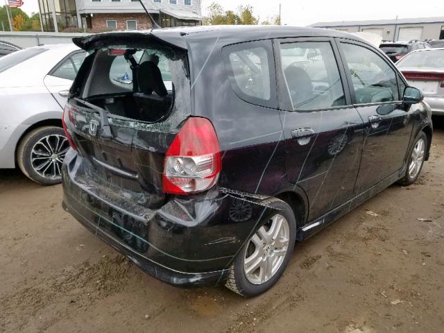 JHMGD38677S041915 - 2007 HONDA FIT S 黑色 照片 4