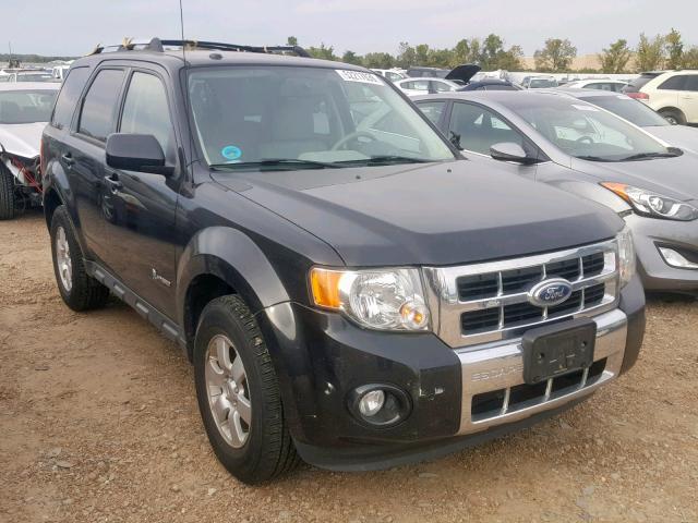 1FMCU5K3XBKA55628 - 2011 FORD ESCAPE HYB BLACK photo 1