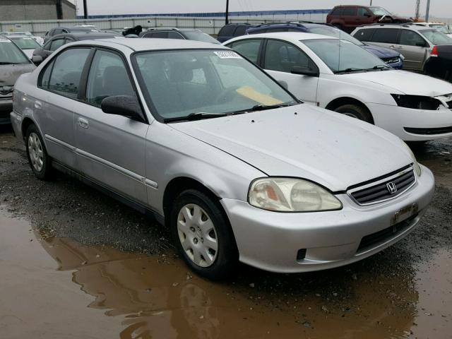 2HGEJ6610YH599058 - 2000 HONDA CIVIC BASE SILVER photo 1