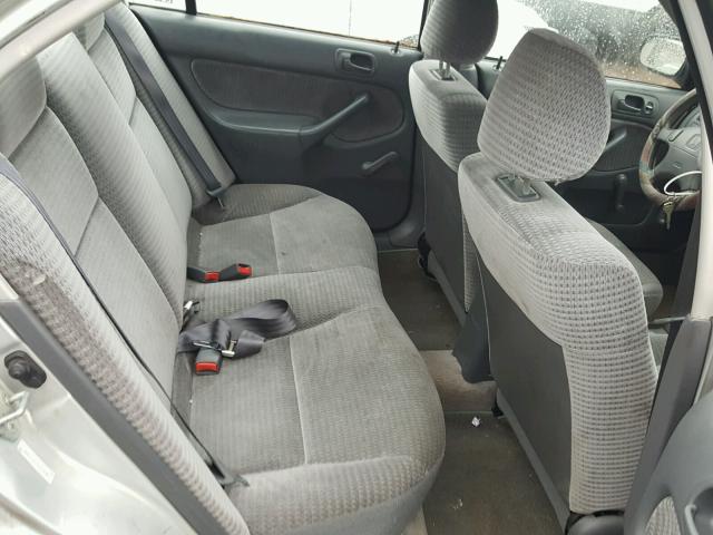 2HGEJ6610YH599058 - 2000 HONDA CIVIC BASE SILVER photo 6