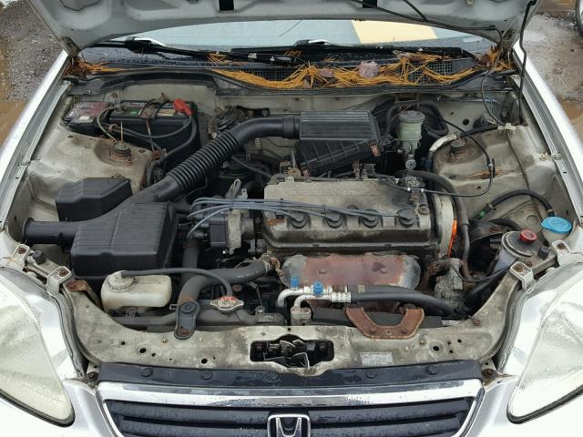 2HGEJ6610YH599058 - 2000 HONDA CIVIC BASE SILVER photo 7