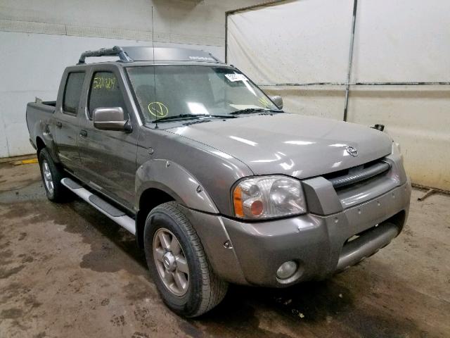 1N6ED27TX3C427238 - 2003 NISSAN FRONTIER C GRAY photo 1