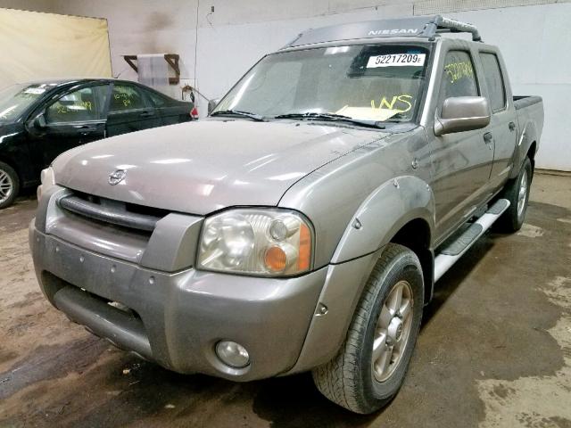 1N6ED27TX3C427238 - 2003 NISSAN FRONTIER C GRAY photo 2