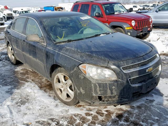 1G1ZB5EB8AF272523 - 2010 CHEVROLET MALIBU LS შავი ფოტო 1