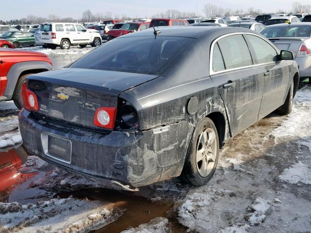 1G1ZB5EB8AF272523 - 2010 CHEVROLET MALIBU LS შავი ფოტო 4