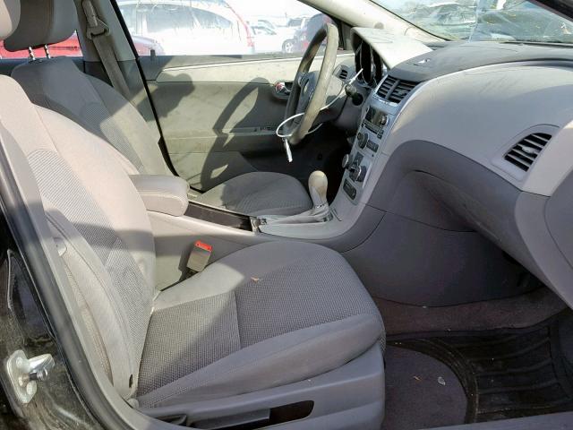 1G1ZB5EB8AF272523 - 2010 CHEVROLET MALIBU LS შავი ფოტო 5