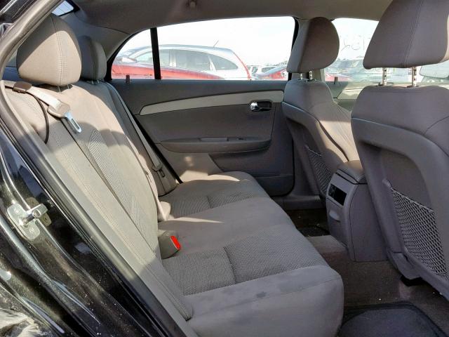 1G1ZB5EB8AF272523 - 2010 CHEVROLET MALIBU LS შავი ფოტო 6