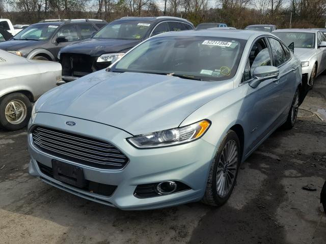 3FA6P0RU9DR367373 - 2013 FORD FUSION TIT BLUE photo 2