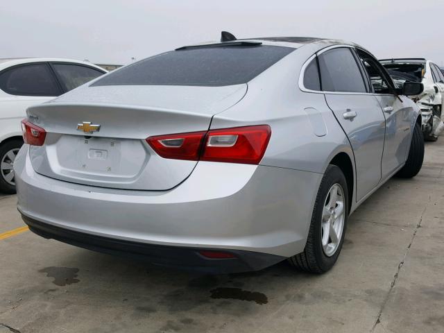 1G1ZB5ST2HF259886 - 2017 CHEVROLET MALIBU LS SILVER photo 4
