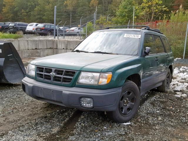 JF1SF6359XH732775 - 1999 SUBARU FORESTER L GREEN photo 2