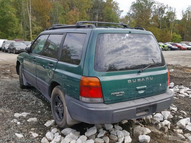 JF1SF6359XH732775 - 1999 SUBARU FORESTER L GREEN photo 3