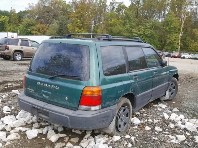 JF1SF6359XH732775 - 1999 SUBARU FORESTER L GREEN photo 4