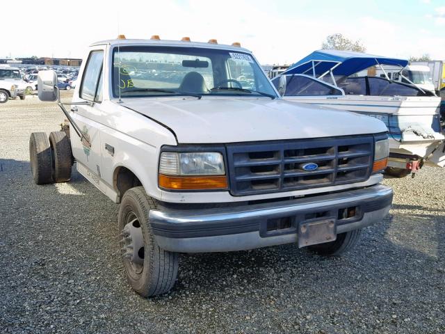 1FDLF47F3TEA83455 - 1996 FORD F SUPER DU WHITE photo 1