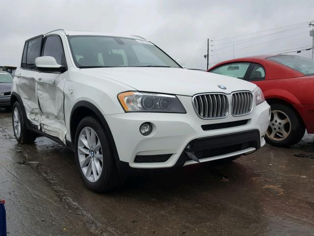 5UXWX9C5XD0A30308 - 2013 BMW X3 XDRIVE2 WHITE photo 1