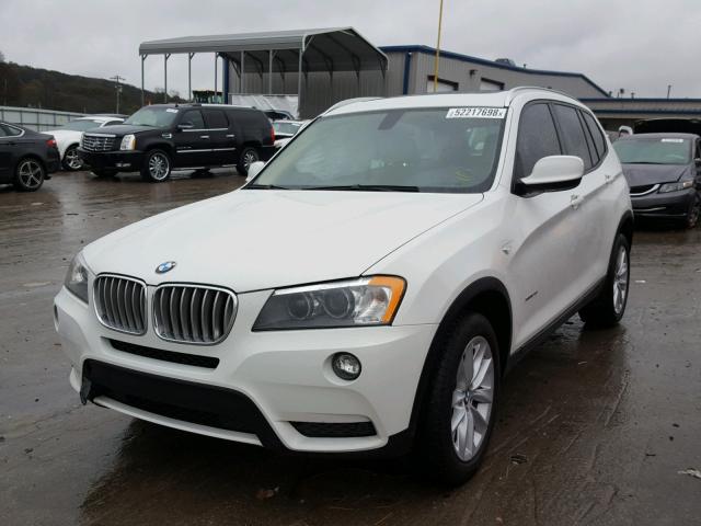 5UXWX9C5XD0A30308 - 2013 BMW X3 XDRIVE2 WHITE photo 2