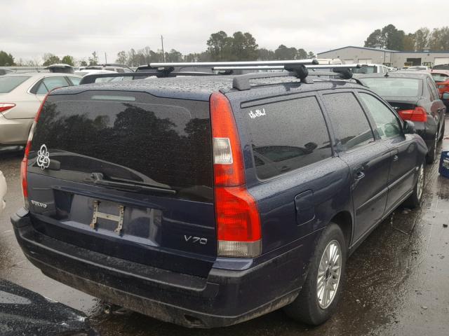 YV1SW61T442384968 - 2004 VOLVO V70 BLUE photo 4