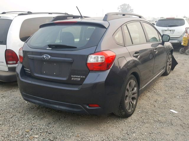 JF1GPAR65DH839565 - 2013 SUBARU IMPREZA SP GRAY photo 4