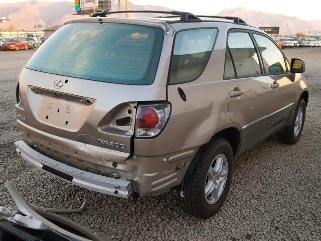 JTJHF10U710226786 - 2001 LEXUS RX 300 TAN photo 4