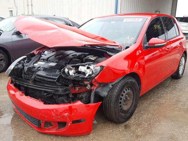 WVWDB7AJ7DW121963 - 2013 VOLKSWAGEN GOLF 红色 照片 2