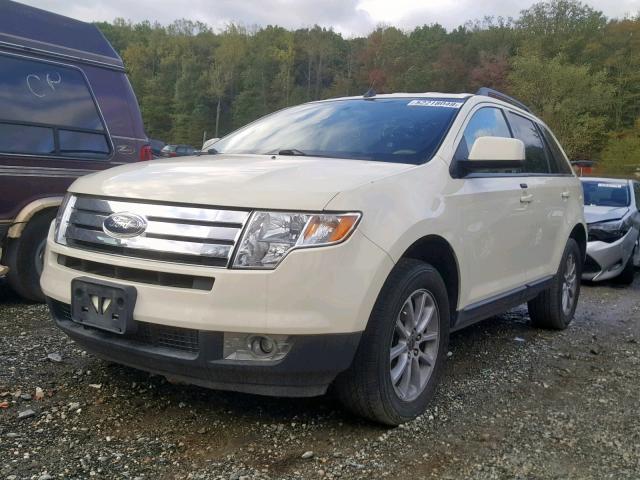 2FMDK38C77BB68511 - 2007 FORD EDGE SEL WHITE photo 2